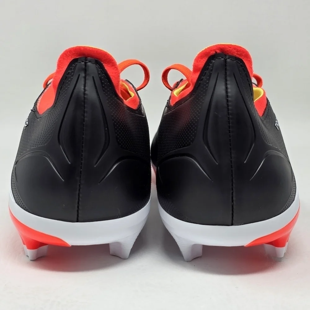 Adidas Predator League FG Soccer Cleats Lace Up Low Top Shoes Black Size 9.5 New